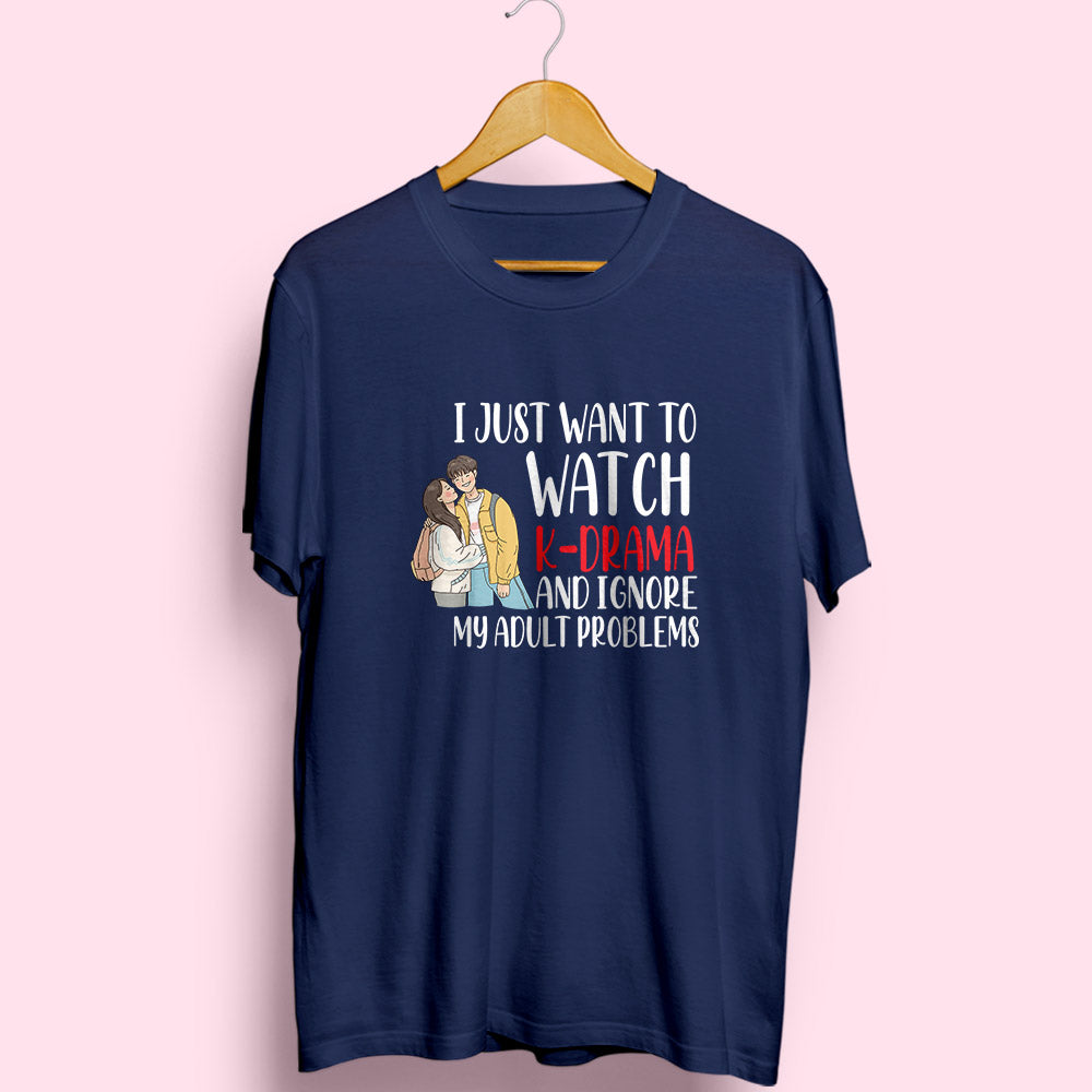 Watch K-Drama Half Sleeve T-Shirt - Soul & Peace