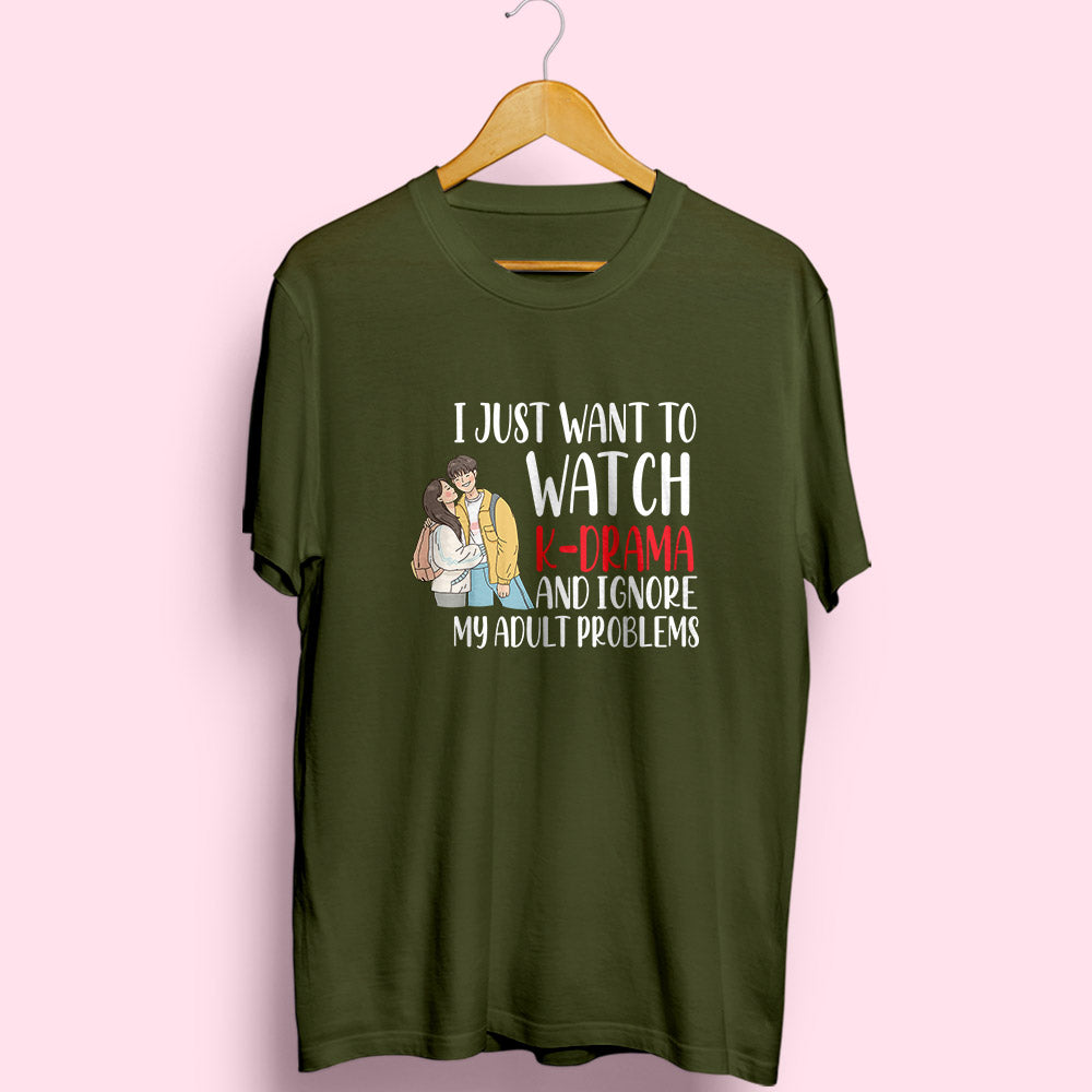 Watch K-Drama Half Sleeve T-Shirt - Soul & Peace