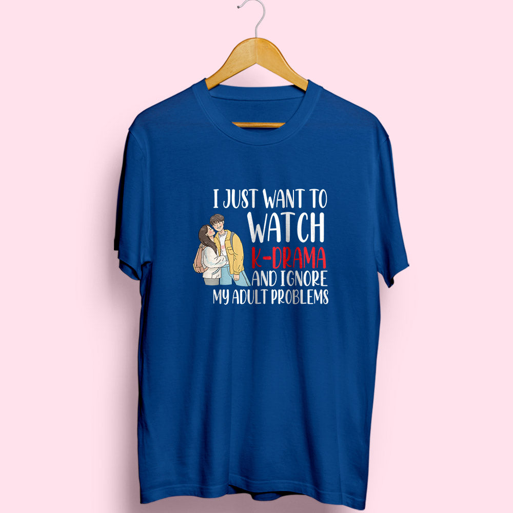 Watch K-Drama Half Sleeve T-Shirt - Soul & Peace