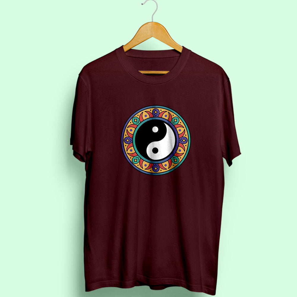 Yin Yang Half Sleeve T-Shirt - Soul & Peace